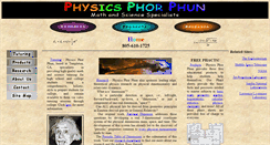 Desktop Screenshot of physicsphorphun.org